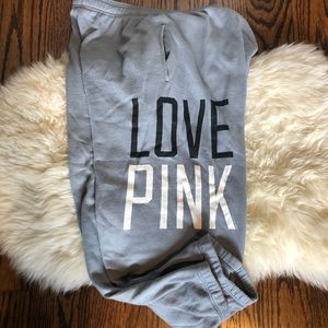 Victoria’s Secret Pink Cropped Sweats